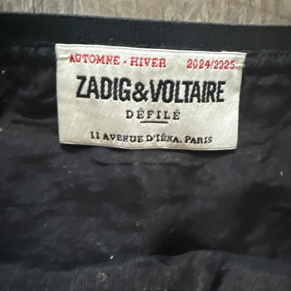 Zadig‎ & Voltaire Skirt Sequin Gold Black Party Mini Womens size 4